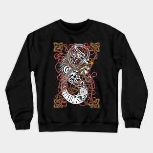 Fenrir the Wolf Norse Mythology Crewneck Sweatshirt